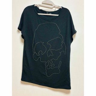 スタッド(stud.)のStud.   スカル シンメトリーオーバーTシャツ　F(Tシャツ(半袖/袖なし))