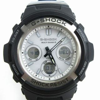 ジーショック(G-SHOCK)のカシオジーショック 腕時計 AWG-M100S-7AJF 文字盤 白 ■SM1(腕時計(アナログ))