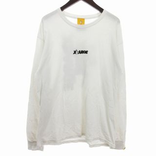 アザー(other)のエフアール2 エクストララージ コラボ Tシャツ カットソー 長袖 白 M(Tシャツ/カットソー(七分/長袖))