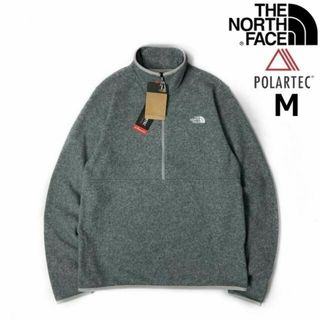 ザノースフェイス(THE NORTH FACE)のノースフェイス フリース ハーフジップ US限定 軽量(M)グレー 181024(その他)