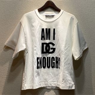 ドルチェアンドガッバーナ(DOLCE&GABBANA)のドルチェ&ガッバーナ DOLCE&GABBANA プルオーバー XXS 白(Tシャツ(半袖/袖なし))