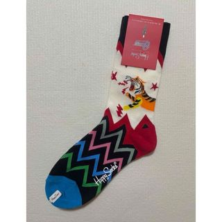 ハッピーソックス(Happy Socks)のハッピーソックス　靴下　Bowie タイガー柄(ソックス)