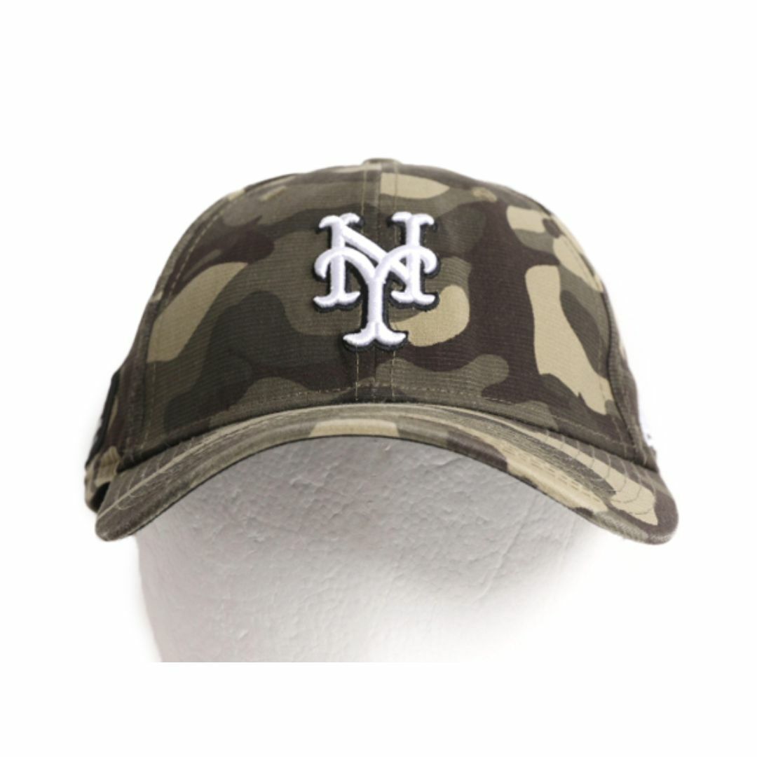 デッドストック ニューエラ メッツ 迷彩 ベースボール キャップ L XL / 新品 NEW ERA 帽子 総柄 MLB オフィシャル メジャーリーグ 大リーグ メンズの帽子(キャップ)の商品写真