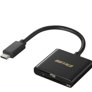 バッファロー(Buffalo)のバッファロー USB3.2 Type-C 接続 カードリーダー (PC周辺機器)