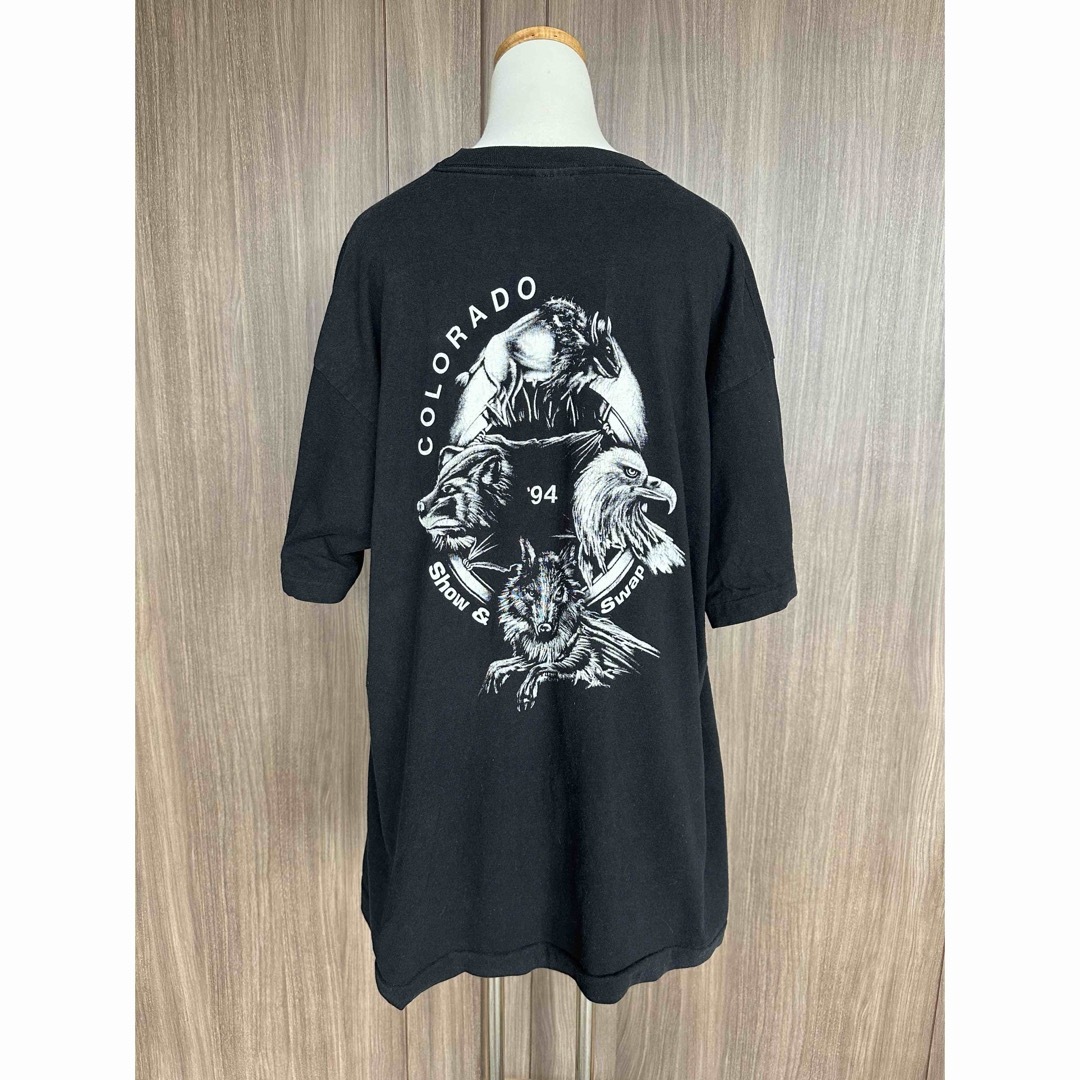 FRUIT OF THE LOOM(フルーツオブザルーム)のレア　90s USA製 Native American Tシャツ メンズのトップス(Tシャツ/カットソー(半袖/袖なし))の商品写真