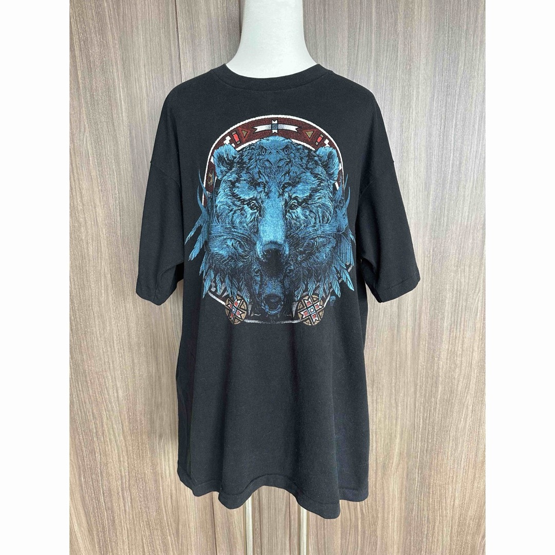 FRUIT OF THE LOOM(フルーツオブザルーム)のレア　90s USA製 Native American Tシャツ メンズのトップス(Tシャツ/カットソー(半袖/袖なし))の商品写真