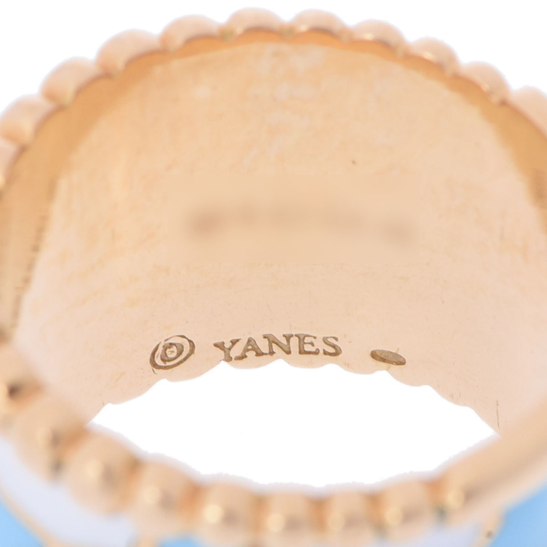 中古 ヤーネス YANES レディース リング・指輪 K18イエローゴールド /エナメル レディースのアクセサリー(リング(指輪))の商品写真