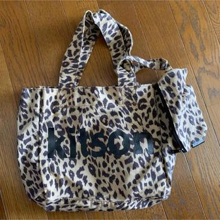 キットソン(KITSON)のkitson キットソン　ヒョウ柄　トートバッグ　ポーチ 2点　レオパード柄 (トートバッグ)