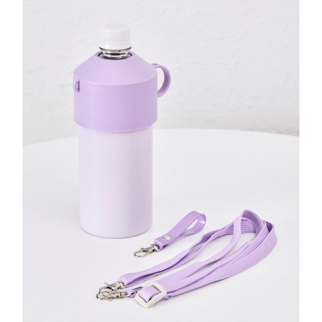 3COINS(スリーコインズ)のWEB限定ペットボトルクーラー　KITINTO  パープル　3COINS インテリア/住まい/日用品のキッチン/食器(その他)の商品写真