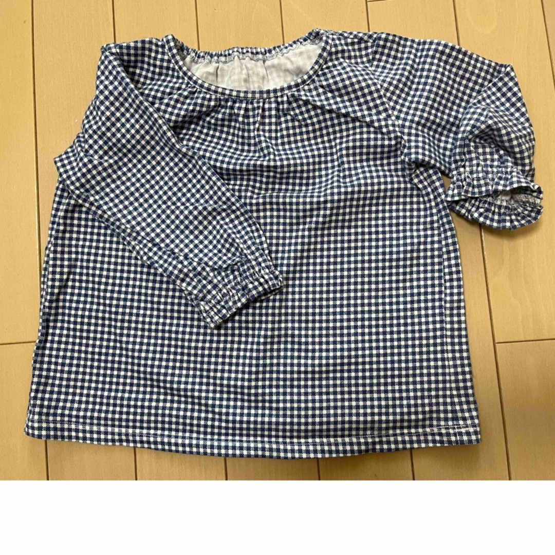 UNIQLO(ユニクロ)のユニクロ　スモッグ　90サイズ　2枚組 キッズ/ベビー/マタニティのキッズ服女の子用(90cm~)(Tシャツ/カットソー)の商品写真