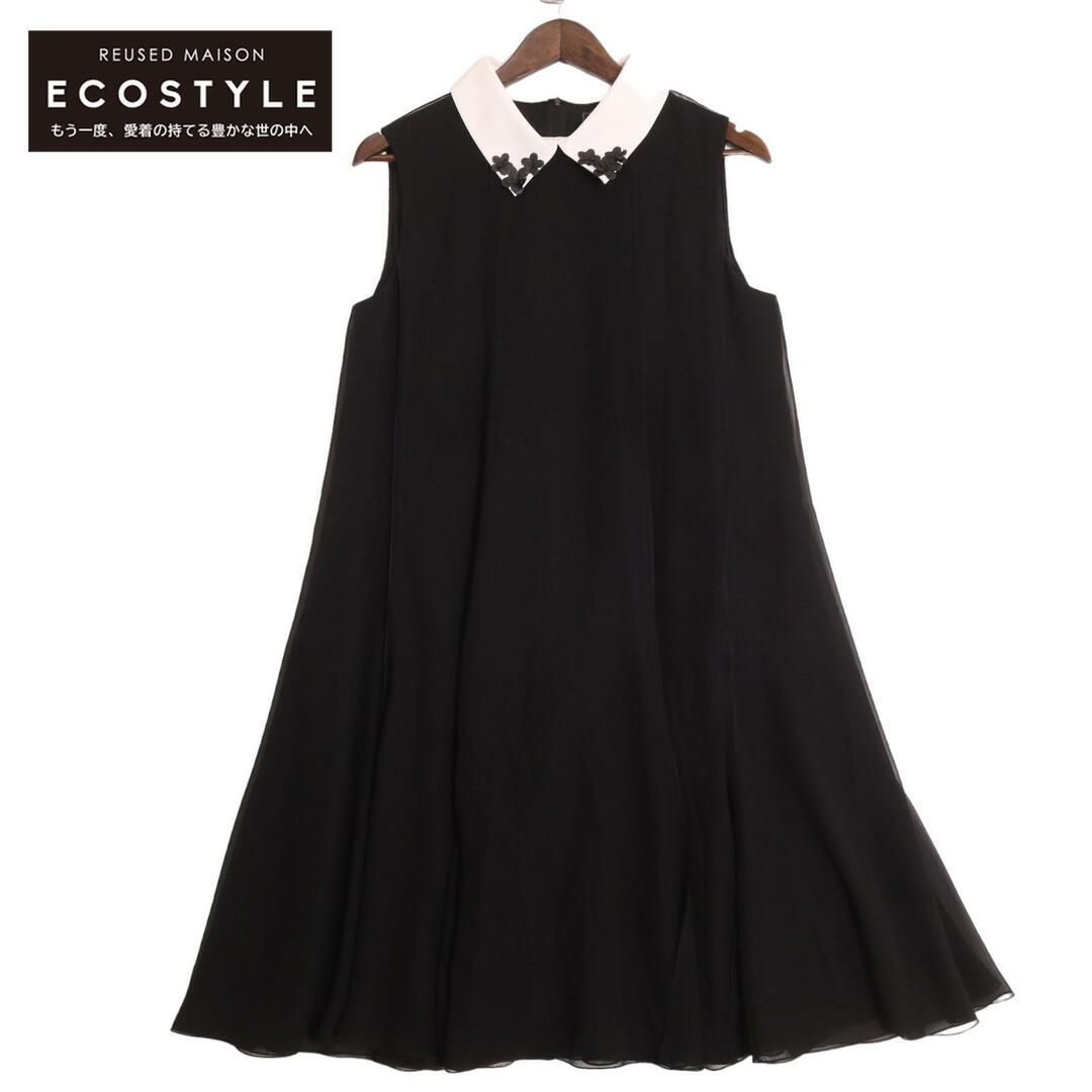 FOXEY(フォクシー)のフォクシー 41018 黒 Dress Freesia/ドレスフリージア ノースリーブワンピース 42 レディースのワンピース(その他)の商品写真