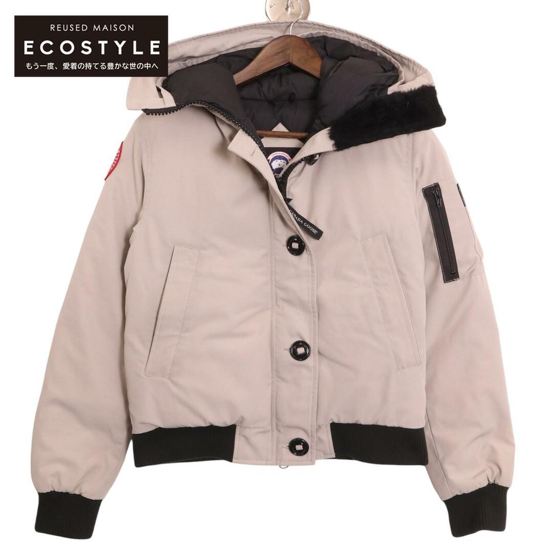 CANADA GOOSE(カナダグース)のカナダグース 7967JL ﾍﾞｰｼﾞｭ ﾗﾌﾞﾗﾄﾞｰﾙﾎﾞﾝﾊﾞｰ ﾍﾘﾃｰｼﾞ ﾌｧｰ付きﾀﾞｳﾝ S レディースのジャケット/アウター(その他)の商品写真