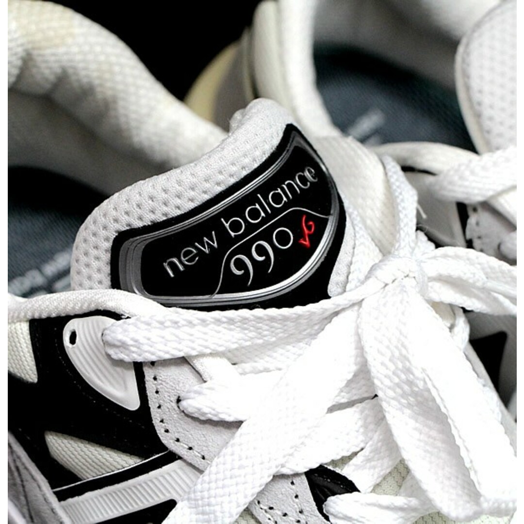 ニューバランス New Balance ローカットスニーカー シューズ Made in USA 白×黒 size : 27.5cm U990TG6 【64679】 メンズの靴/シューズ(スニーカー)の商品写真