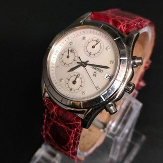 セイコー(SEIKO)の美品【稼働品】SEIKO　セイコー　ルキア　7T92　シェル文字盤　ホワイト(腕時計)