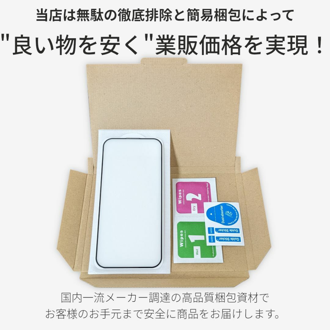 iPhone(アイフォーン)のiPhone15ProMax ガラスフィルム アイフォン15ProMax 旭硝子 スマホ/家電/カメラのスマホアクセサリー(保護フィルム)の商品写真