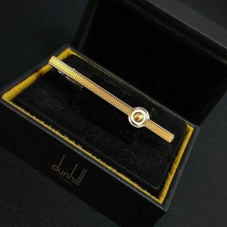 ダンヒル(Dunhill)の【極美品】Dunhill　ダンヒル　ネクタイピン　ｄロゴ　シルバー　ゴールド(ネクタイピン)