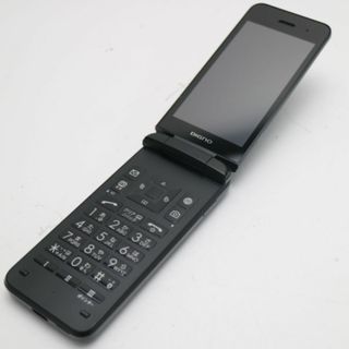 キョウセラ(京セラ)の超美品 902KC DIGNO ケータイ3 ブラック  SIMロック解除済み M666(携帯電話本体)