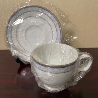 ノリタケ(Noritake)のNoritake ノリタケ　ハンプシャープラチナ  カップ&ソーサー (グラス/カップ)