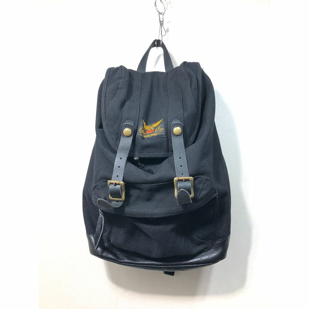 050421○ CALEE LEATHER CANVAS BACK PACK バッグパック/リュック 050421○ CALEE LEATHER CANVAS BACK PACK バッグパック/リュック