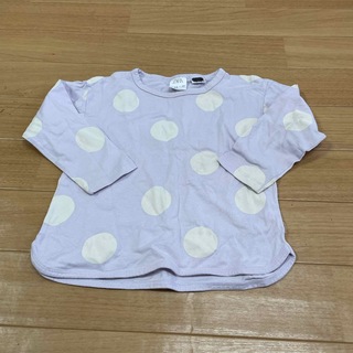 ザラ(ZARA)の値下げ不可　ZARA  ザラ　105サイズ　長袖　ロンT 紫　キッズ(Tシャツ/カットソー)