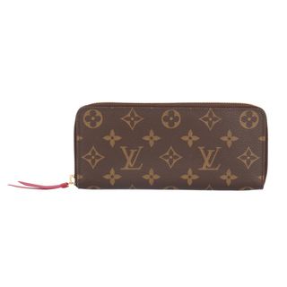 ルイヴィトン(LOUIS VUITTON)のルイヴィトン ポルトフォイユ・クレマンス モノグラム 長財布 レザー M60742 レディース LOUIS VUITTON  中古(財布)