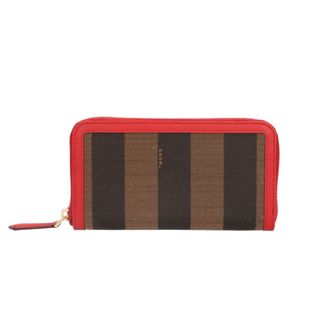 フェンディ(FENDI)のフェンディ ペカン 長財布 キャンバス 3M0024-FKN-149-379 レディース FENDI  中古(財布)