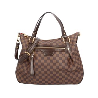 ルイヴィトン(LOUIS VUITTON)のルイヴィトン イーヴォラMM ダミエ ショルダーバッグ ダミエキャンバス N41131 ブラウン レディース LOUIS VUITTON  中古(ショルダーバッグ)