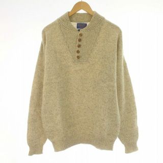 ペンドルトン PENDLETON ニット セーター ハーフボタン 長袖 L