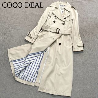 COCO DEAL - COCO DEAL ココディール　トレンチコート　ストライプ裏地　ベルト付き