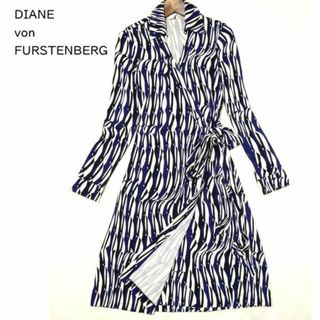 ダイアンフォンファステンバーグ(DIANE von FURSTENBERG)の美品★DVF ダイアンフォンファステンバーグ★シルクワンピース(ロングワンピース/マキシワンピース)