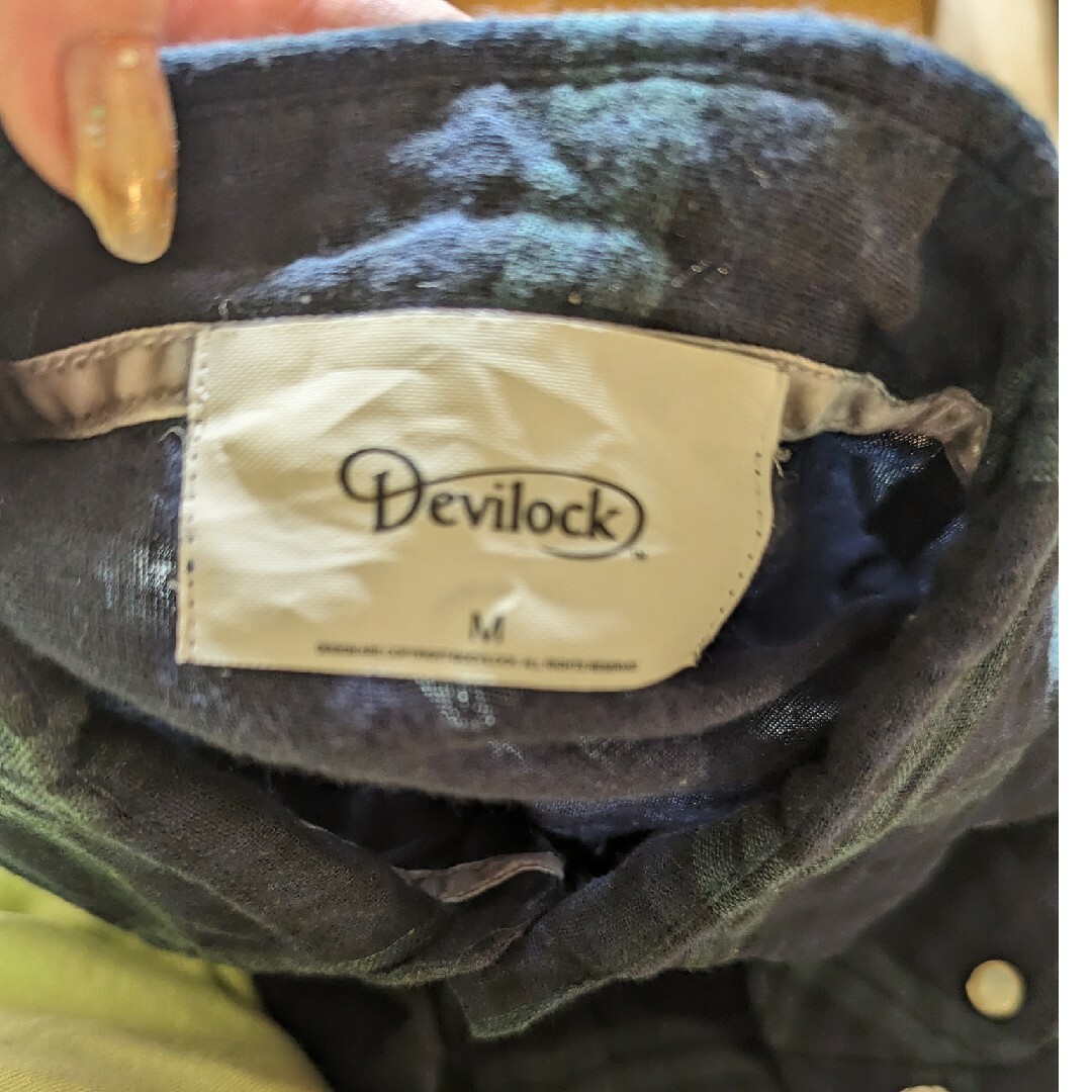 DEVILOCK(デビロック)のDEVILOCK＊デビロック＊メンズプリント薄手シャツM メンズのトップス(シャツ)の商品写真