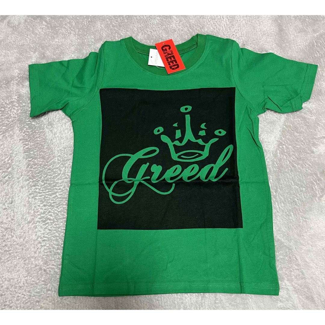 GREED(グリード)の⭐️未使用品⭐️ グリード　２枚セットTシャツ　通学　ダンス　キッズ　120 キッズ/ベビー/マタニティのキッズ服女の子用(90cm~)(Tシャツ/カットソー)の商品写真