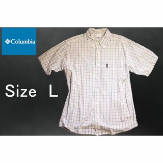 Columbia 半袖 柄シャツ  L