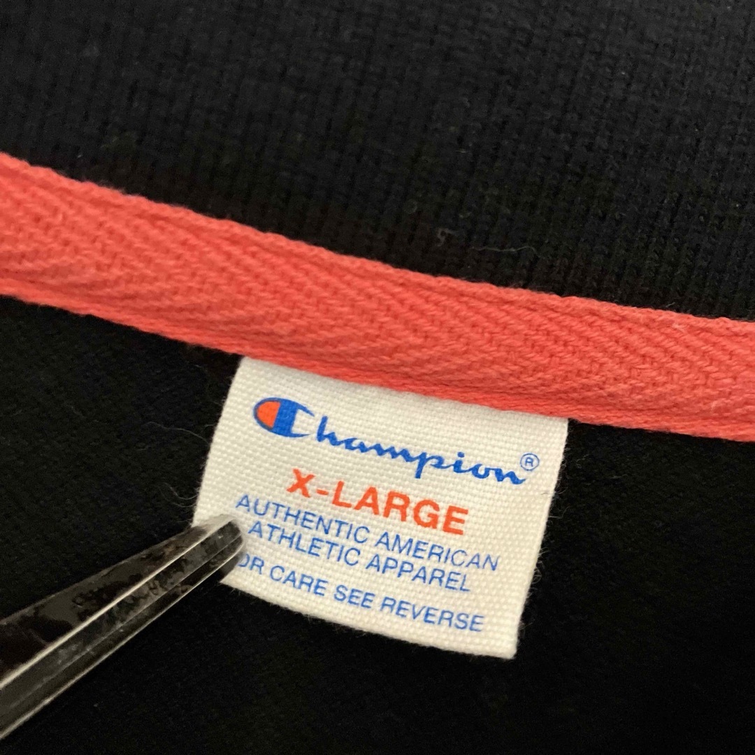 Champion(チャンピオン)のChampion チャンピオン　ポロシャツ　半袖　ブラック　XL メンズのトップス(ポロシャツ)の商品写真