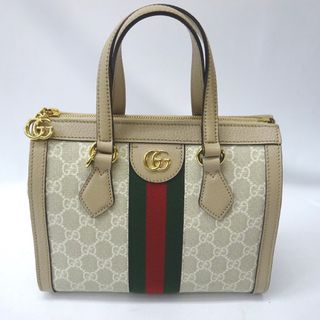 Gucci - グッチ ハンドバッグ
 2WAY ショルダーバッグ GGスプリーム シェリーライン オフィディア 547551 ホワイト系 Ft602631 未使用