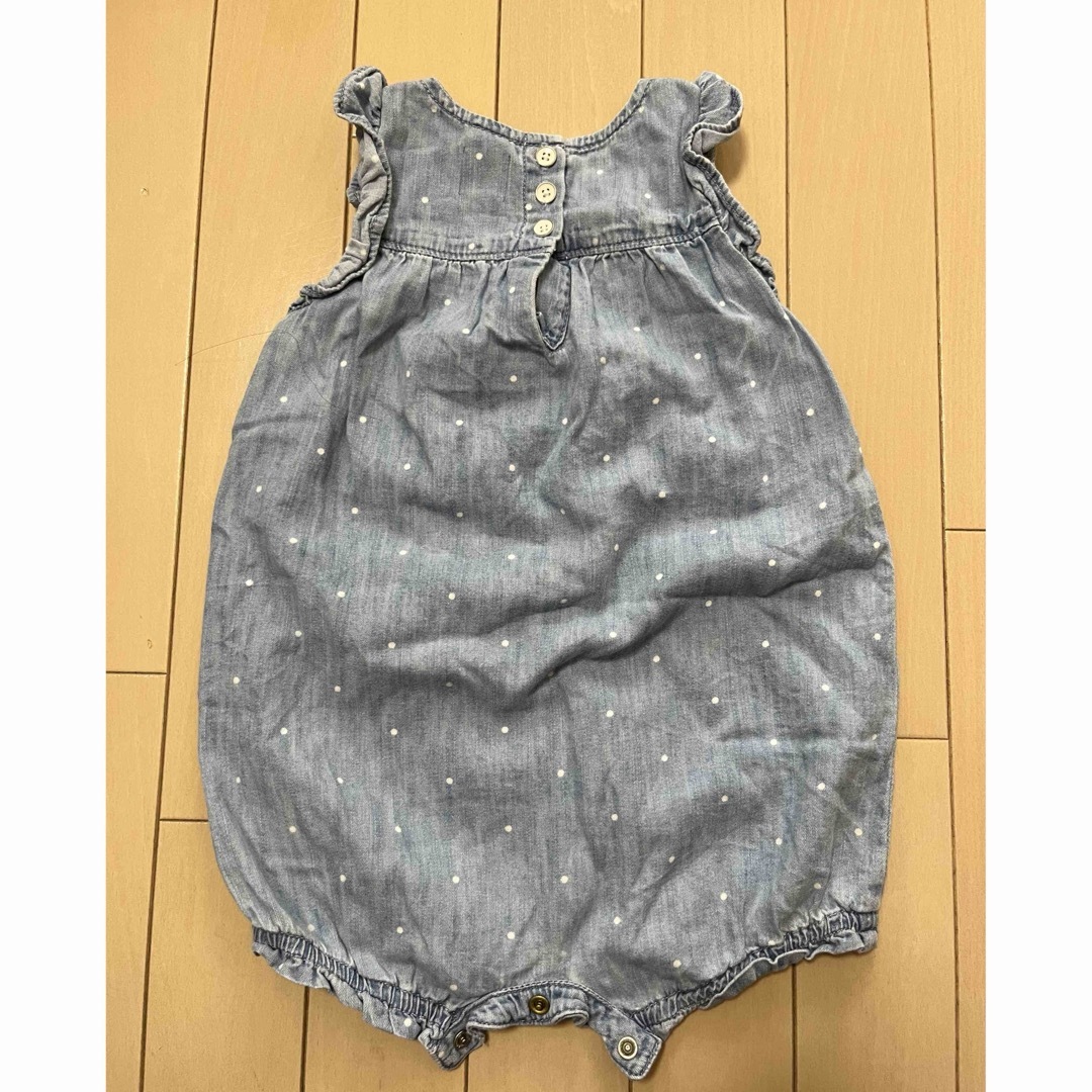 babyGAP(ベビーギャップ)のbaby gap ロンパース　80サイズ　水玉 キッズ/ベビー/マタニティのベビー服(~85cm)(ロンパース)の商品写真