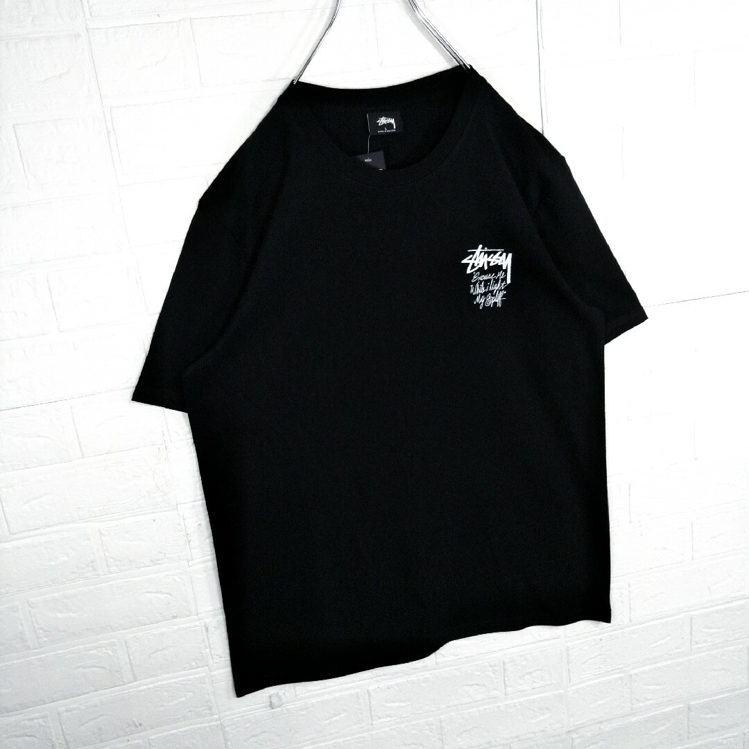 STUSSY(ステューシー)の【STUSSY】ボブ・マーリー コラボ　Tシャツ　黒　L(新品未使用タグ付き) メンズのトップス(Tシャツ/カットソー(半袖/袖なし))の商品写真