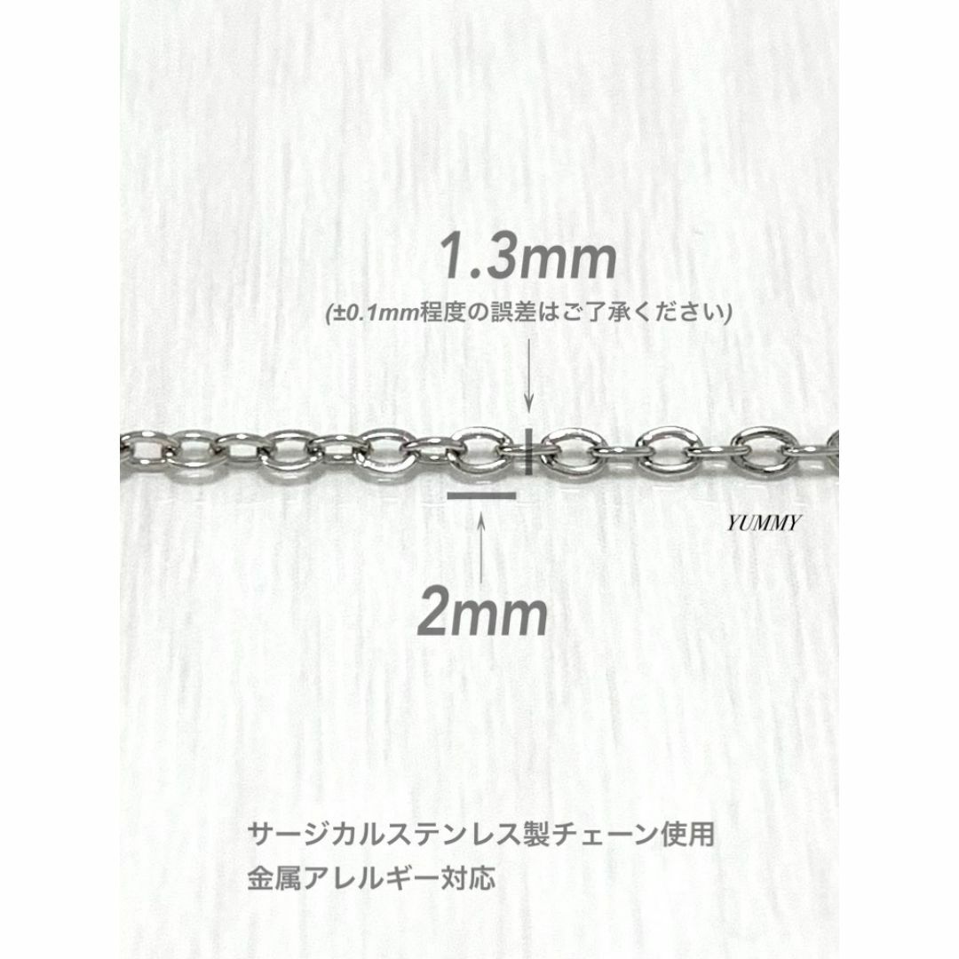 【ホエールテールネックレス1.3mm 55cm】真夏のシンデレラ 森七菜 メンズのアクセサリー(ネックレス)の商品写真