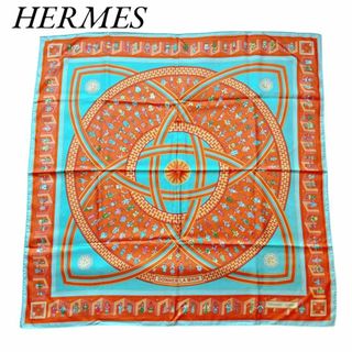 エルメス(Hermes)のエルメス スカーフ カレ90 DONNER LA MAIN 手をさしのべる(バンダナ/スカーフ)