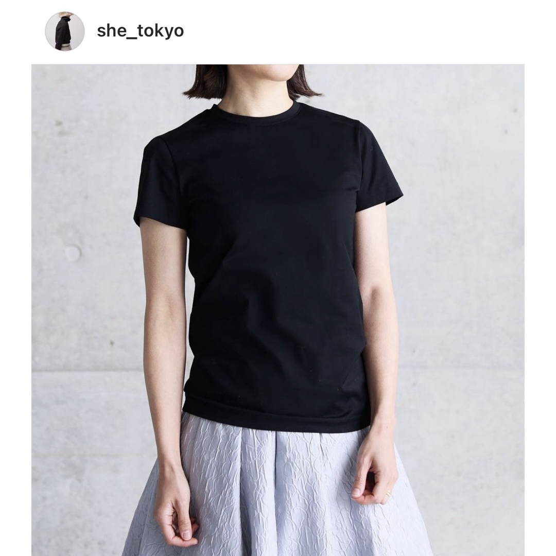 SHE Tokyo / Amy black Tシャツ 0 レディースのトップス(Tシャツ(半袖/袖なし))の商品写真