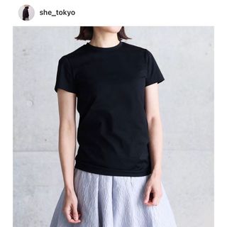 SHE Tokyo / Amy black Tシャツ 0(Tシャツ(半袖/袖なし))