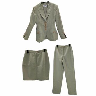 SS0247■ 新品 スーツ 3点セット 55サイズ グリーン系(スーツ)