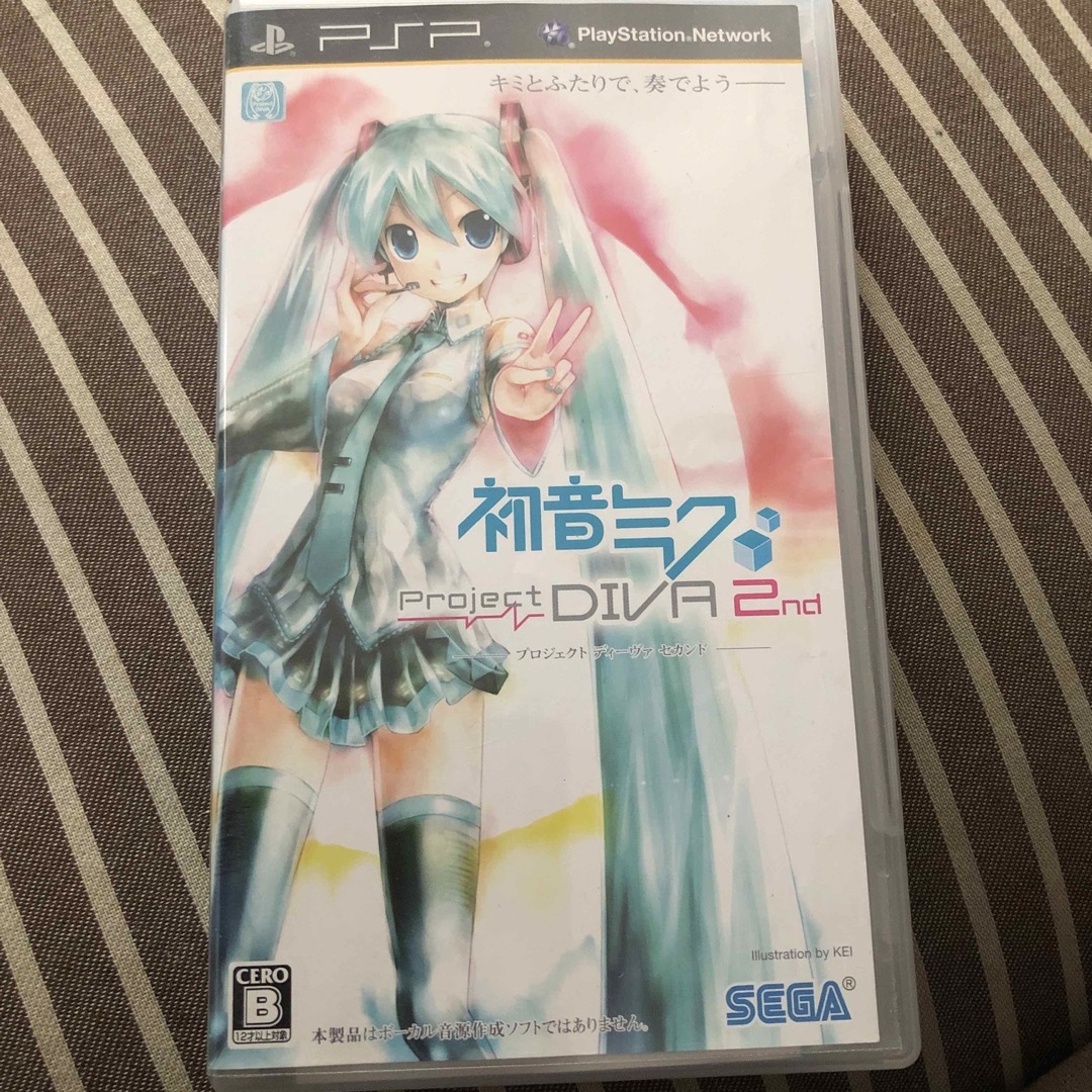 PlayStation Portable(プレイステーションポータブル)の初音ミク -プロジェクト ディーヴァ- 2nd エンタメ/ホビーのゲームソフト/ゲーム機本体(携帯用ゲームソフト)の商品写真