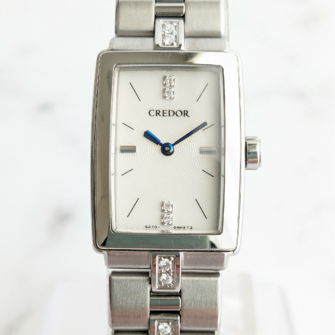 CREDOR - 箱付き クレドール CREDOR アクア AQUA 青針 セイコー CREDOR - 箱付き クレドール CREDOR アクア AQUA 青針 セイコー