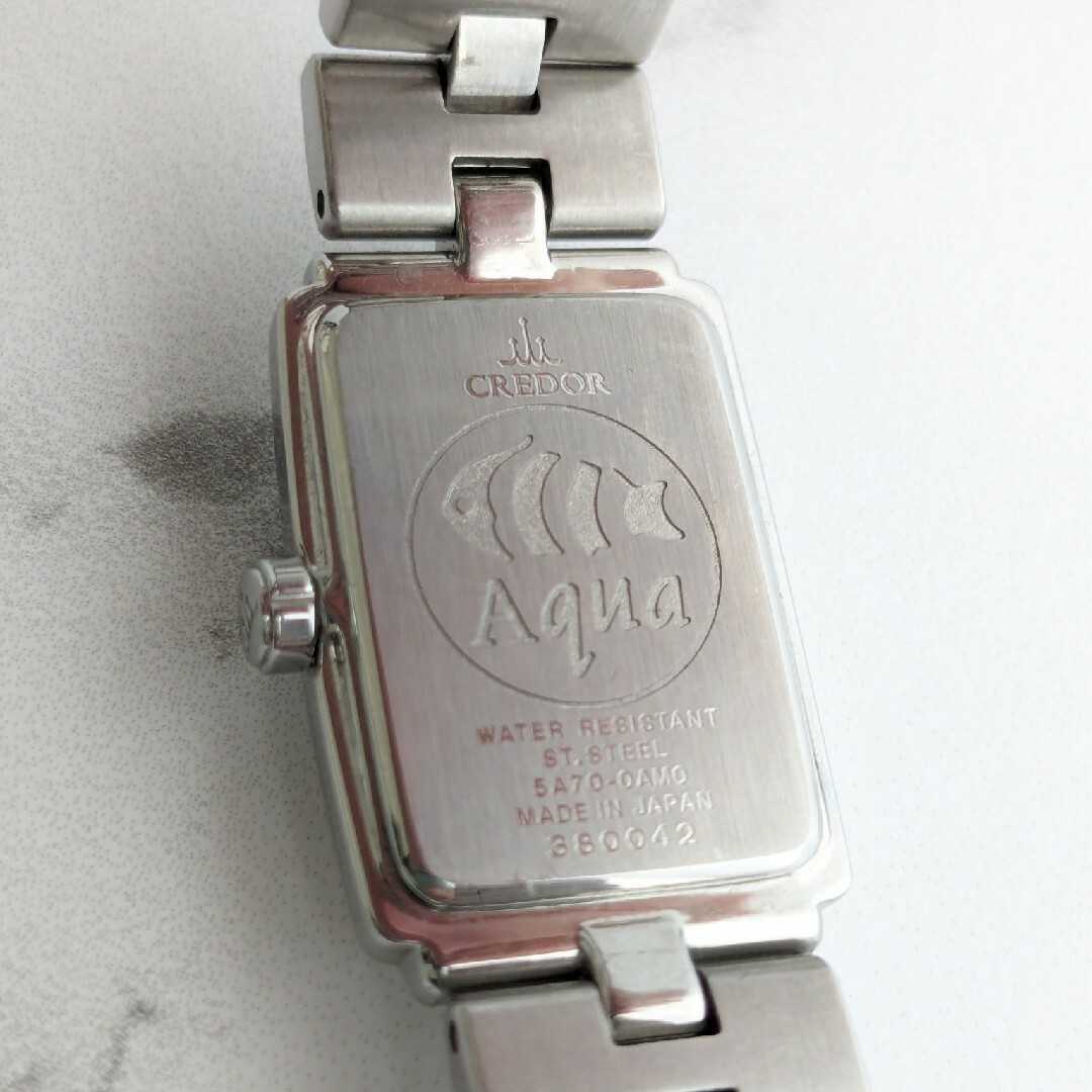 CREDOR - 箱付き クレドール CREDOR アクア AQUA 青針 セイコー CREDOR - 箱付き クレドール CREDOR アクア AQUA 青針 セイコー