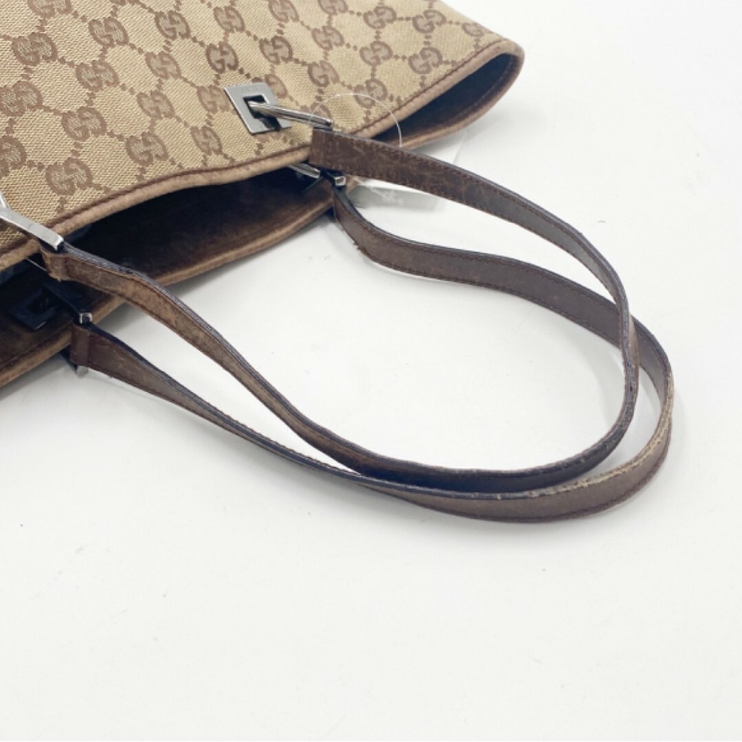 Gucci(グッチ)のGUCCI グッチ トートバッグ 肩掛け GG柄 キャンバス ロゴ金具 A4可能 レディースのバッグ(トートバッグ)の商品写真