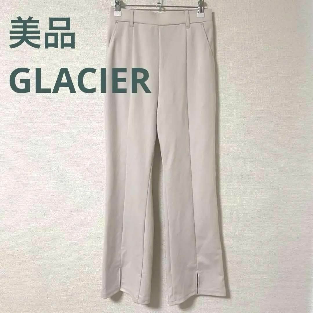 GLACIER(グラシア)の817【L】美品 GLACIER グラシア パンツ ボトムス シンプル 上品 レディースのパンツ(カジュアルパンツ)の商品写真