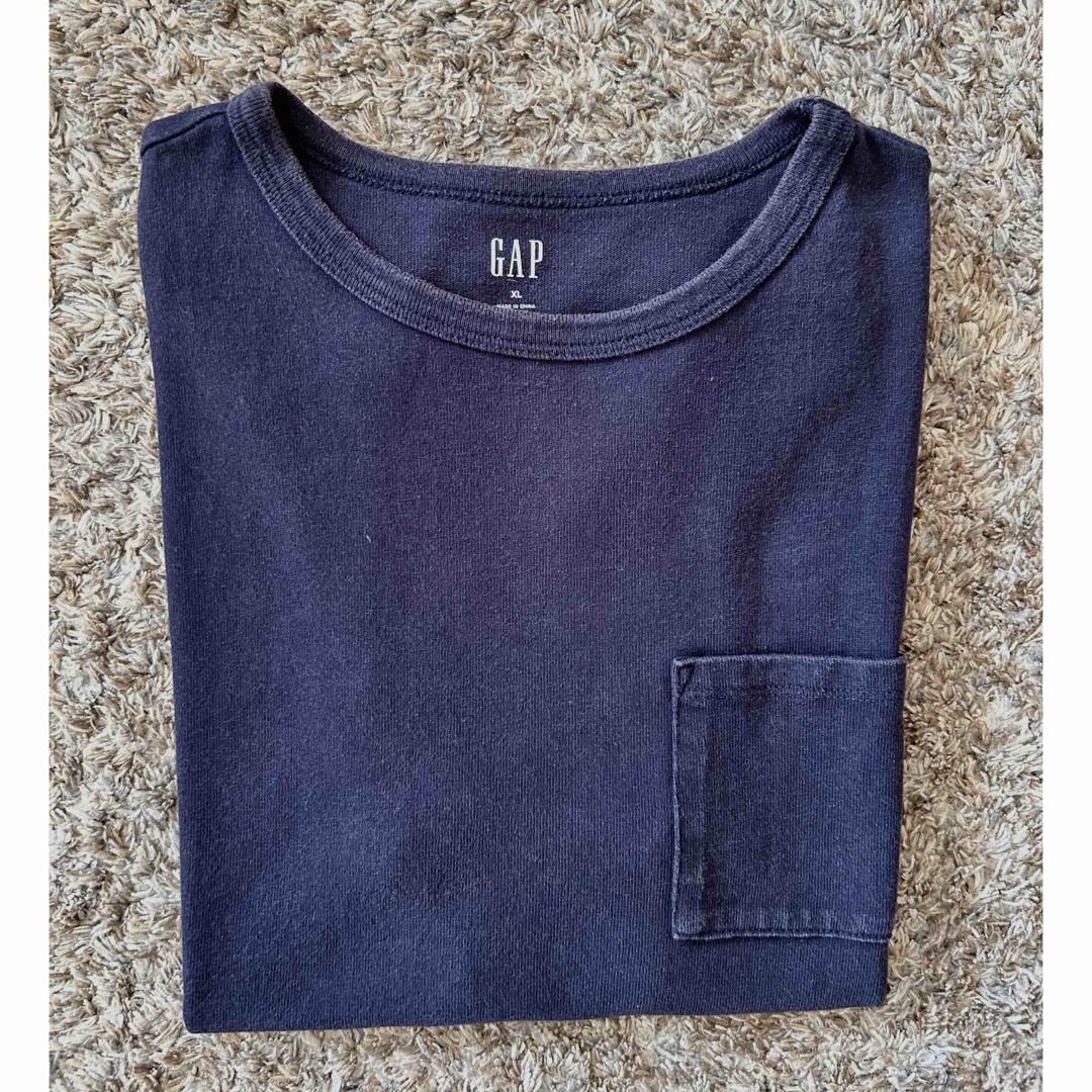 GAP Kids(ギャップキッズ)の最終値下げ★GAP★150★コットンTシャツネイビー キッズ/ベビー/マタニティのキッズ服男の子用(90cm~)(Tシャツ/カットソー)の商品写真