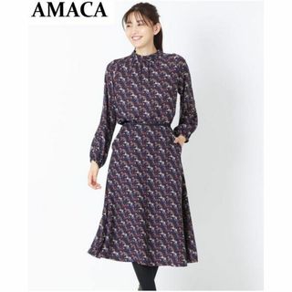 【タグ付き未使用】AMACA ✖️ LIBERTY ホースプリントスカート