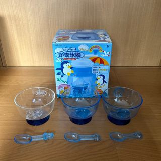 ドラエモン(ドラえもん)のかき氷器とドラえもん•トーマスのかき氷カップ&スプーンセット(調理道具/製菓道具)